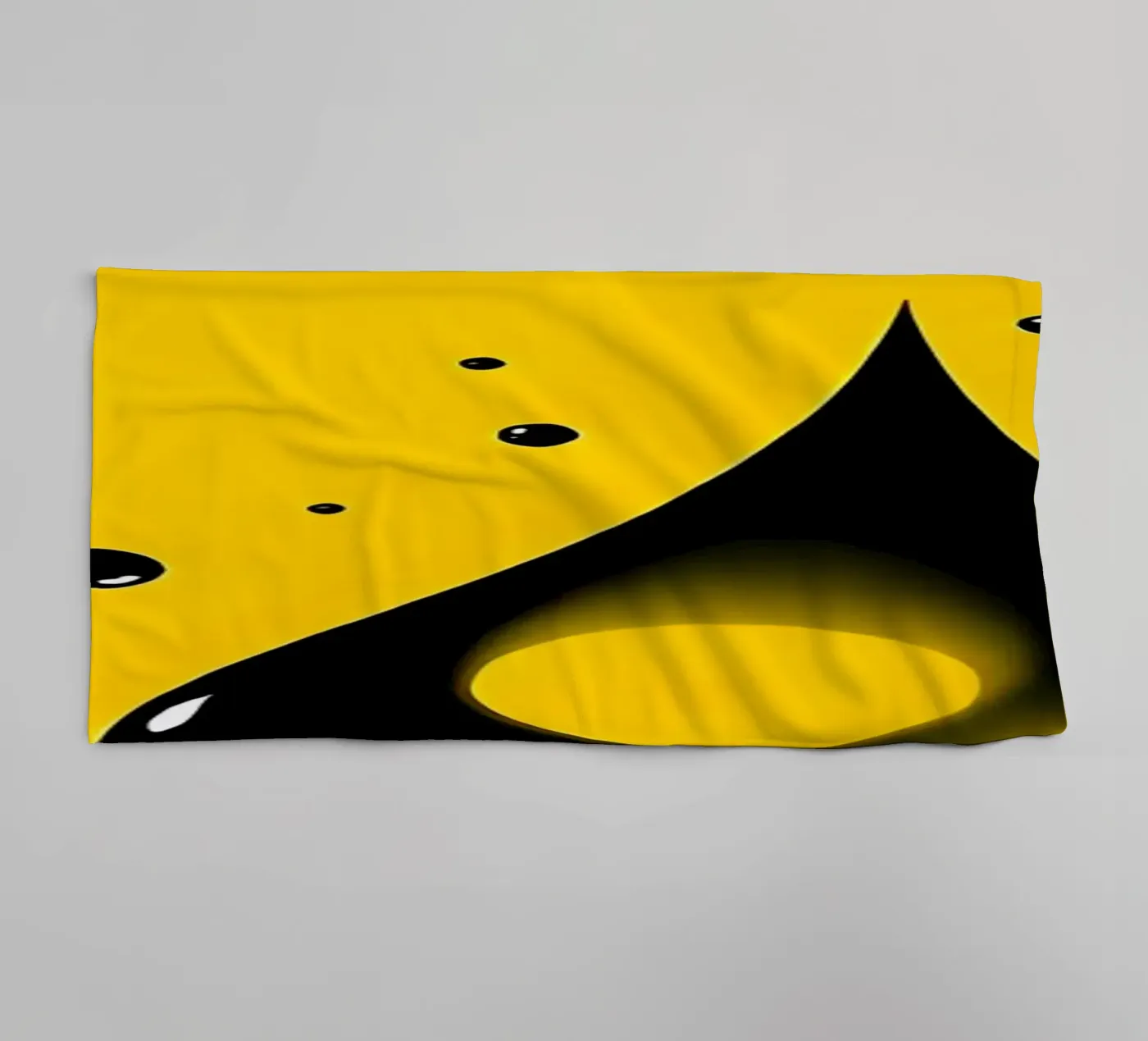 Druppels_2 badhanddoek van schwarz-gelb by LK