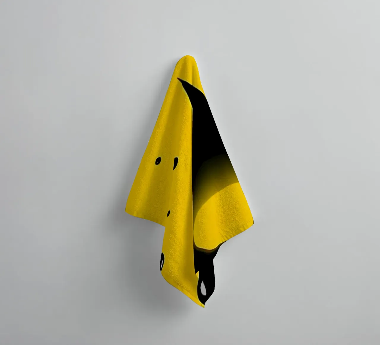 Gocce_2 asciugamano da bagno da schwarz-gelb by LK