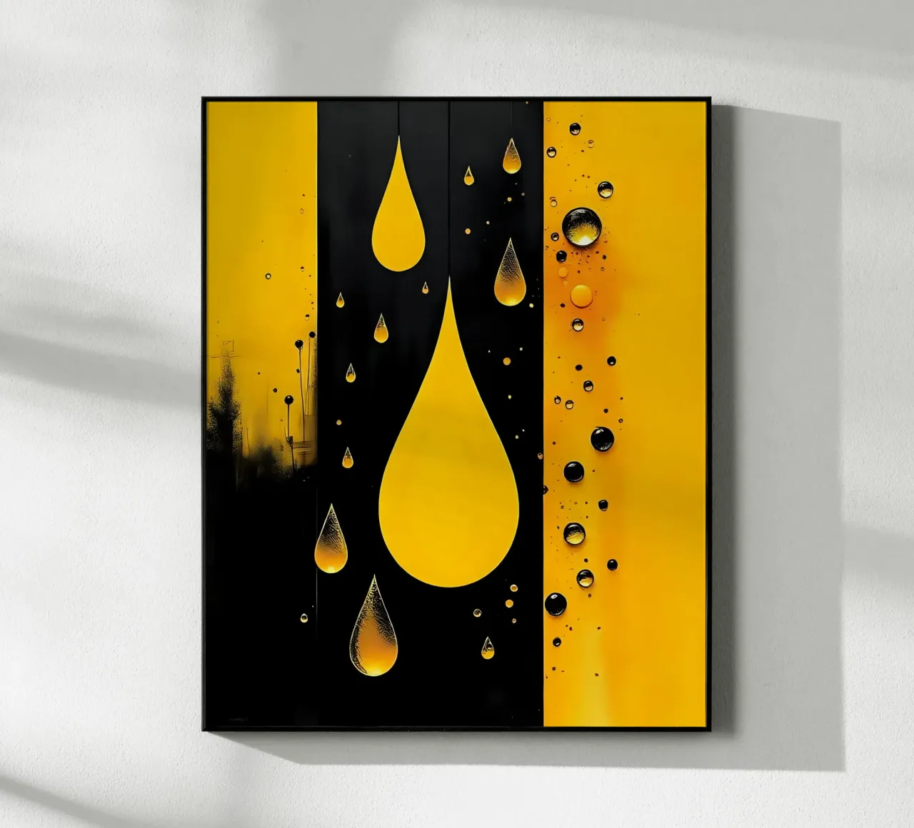 Goccia_3 plexiglass da schwarz-gelb by LK