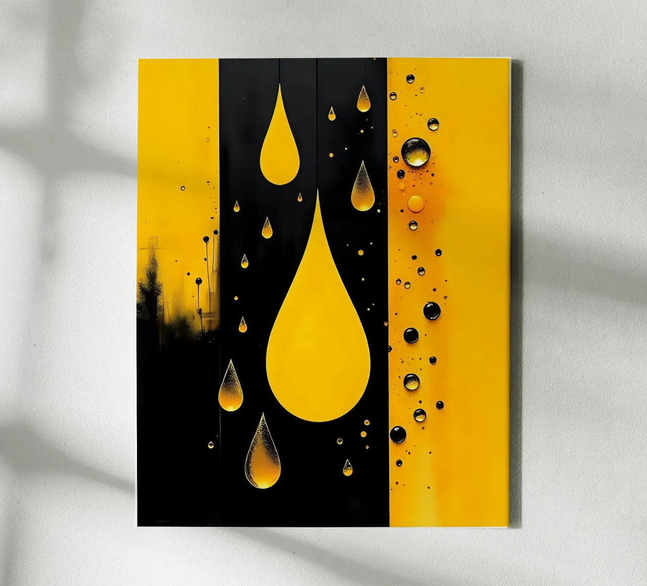 Drop_3 canvas with Floater frame by schwarz-gelb by LK
