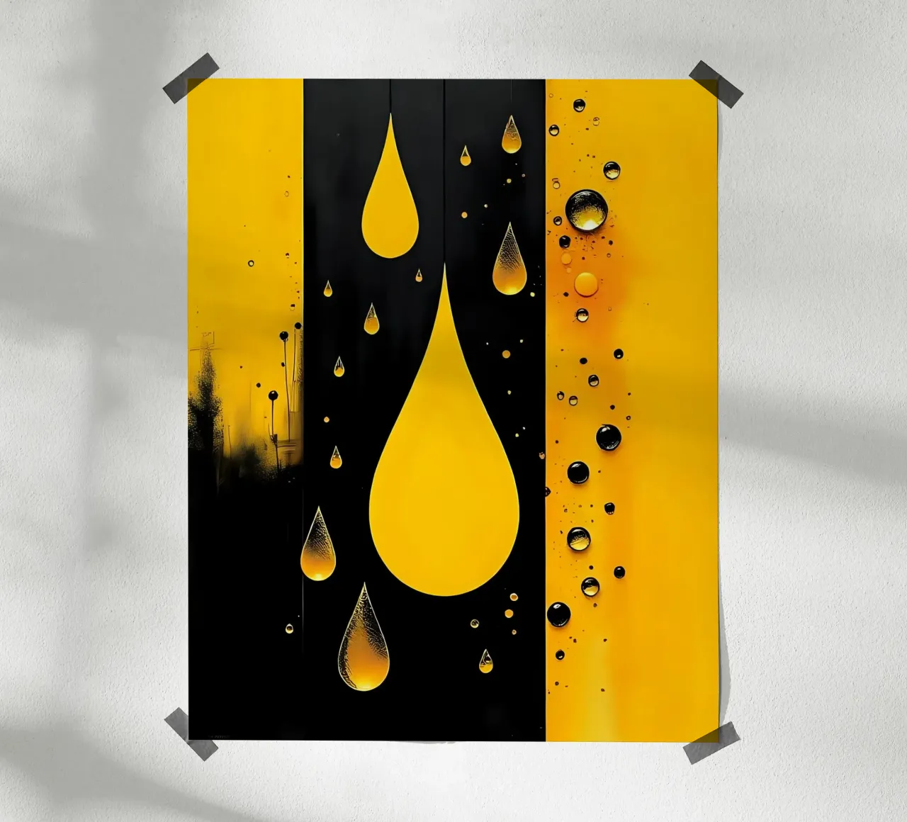 Goccia_3 poster da schwarz-gelb by LK