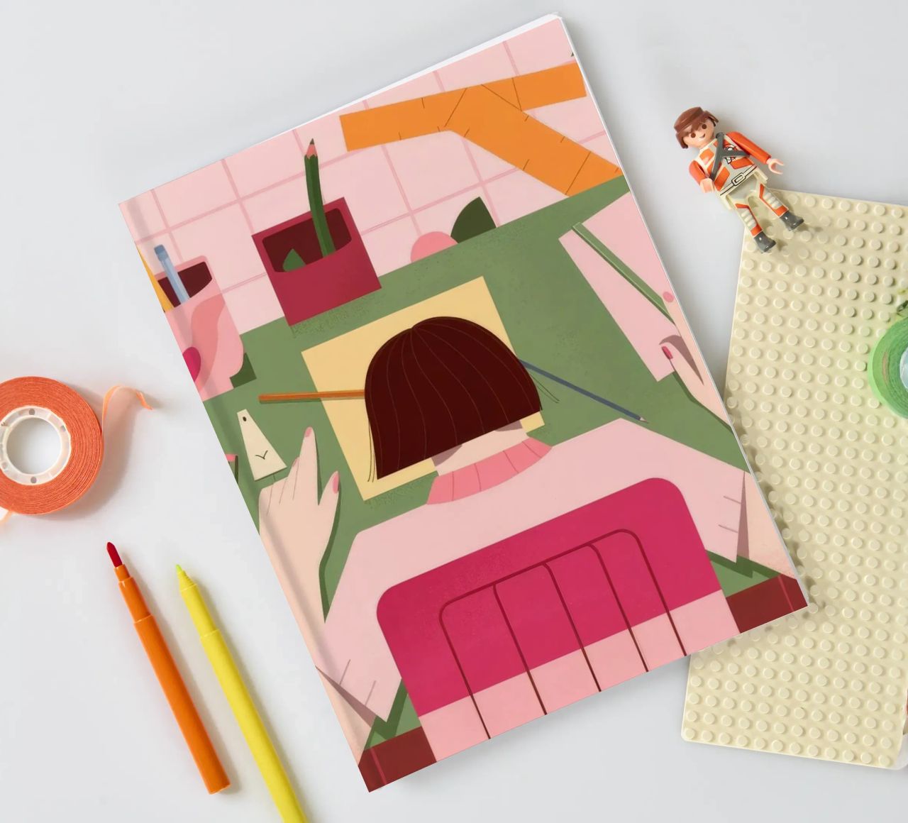 Artistic Chaos Reflection notebook by Lumina Vision