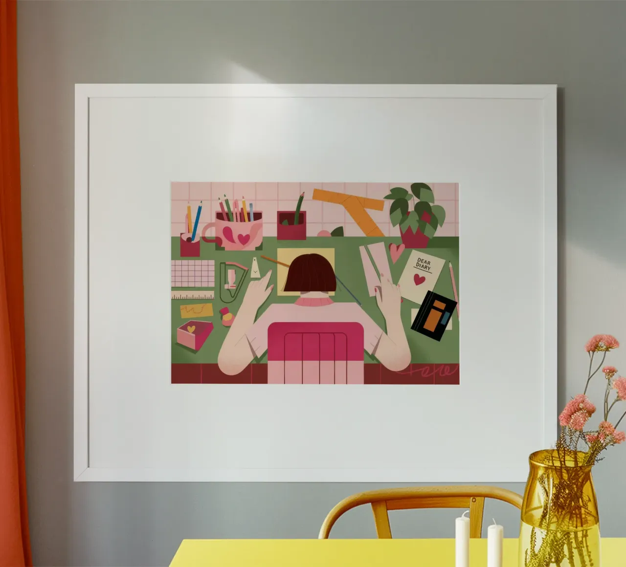 Riflessione sul caos artistico poster da Lumina Vision