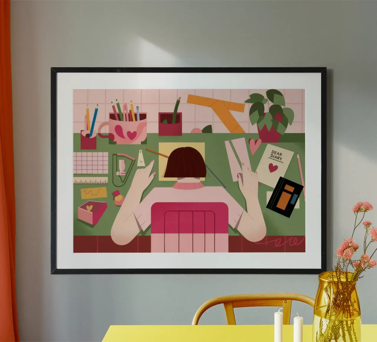 Riflessione sul caos artistico poster da Lumina Vision