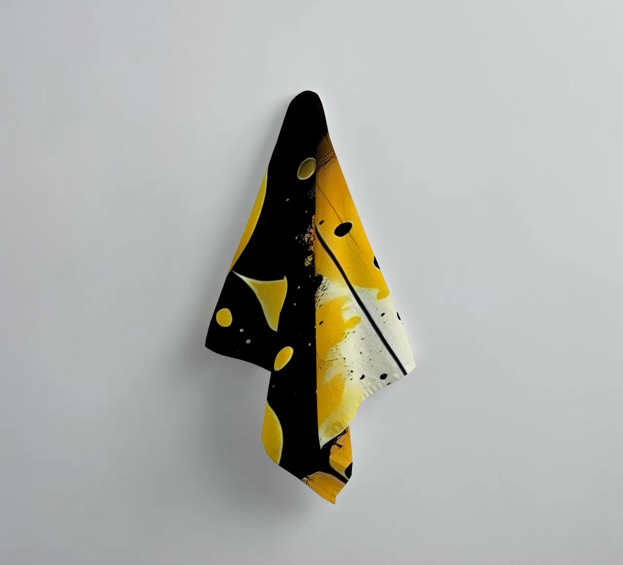 Drop_4 towel by schwarz-gelb by LK