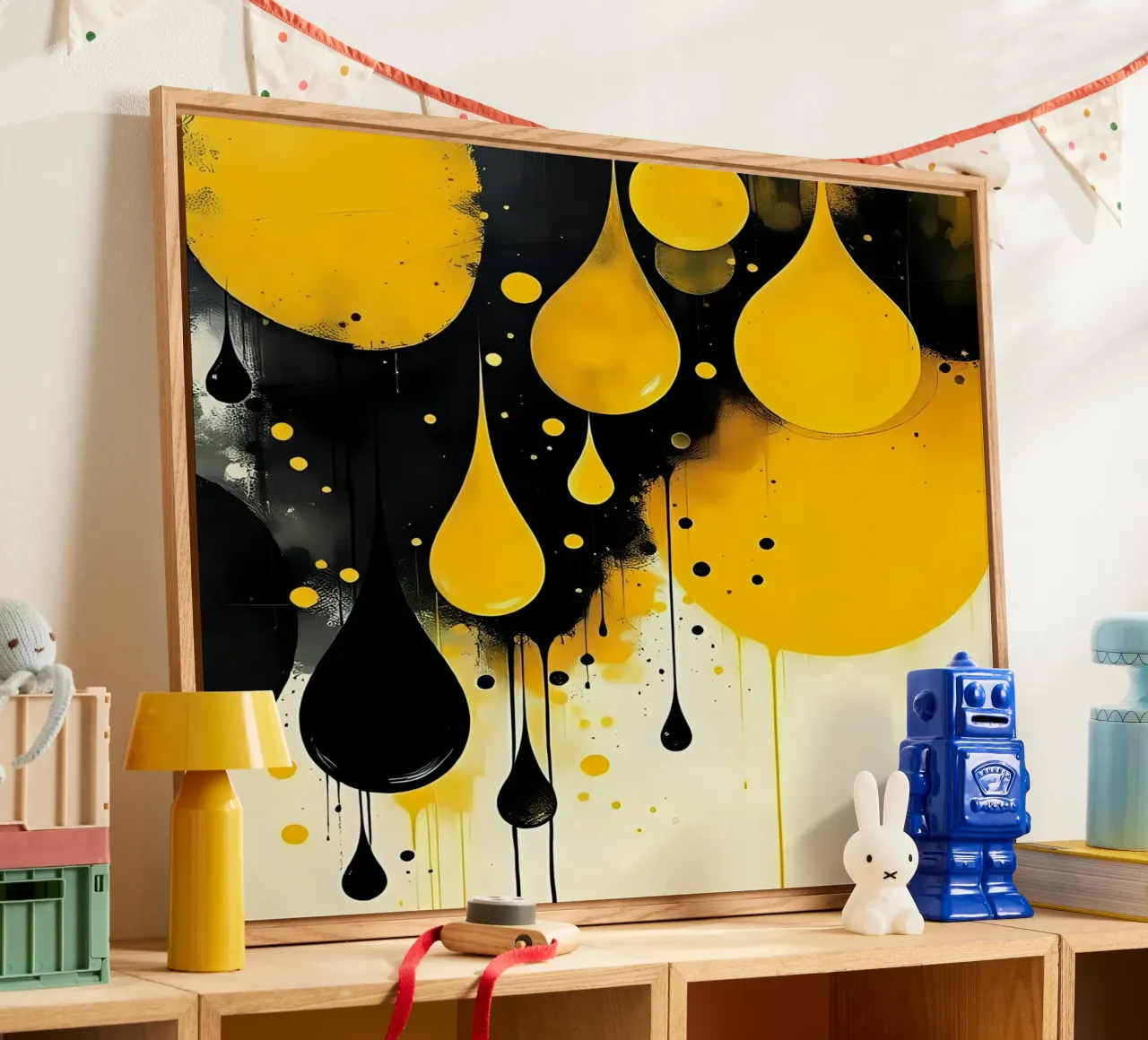 Goccia_4 plexiglass da schwarz-gelb by LK