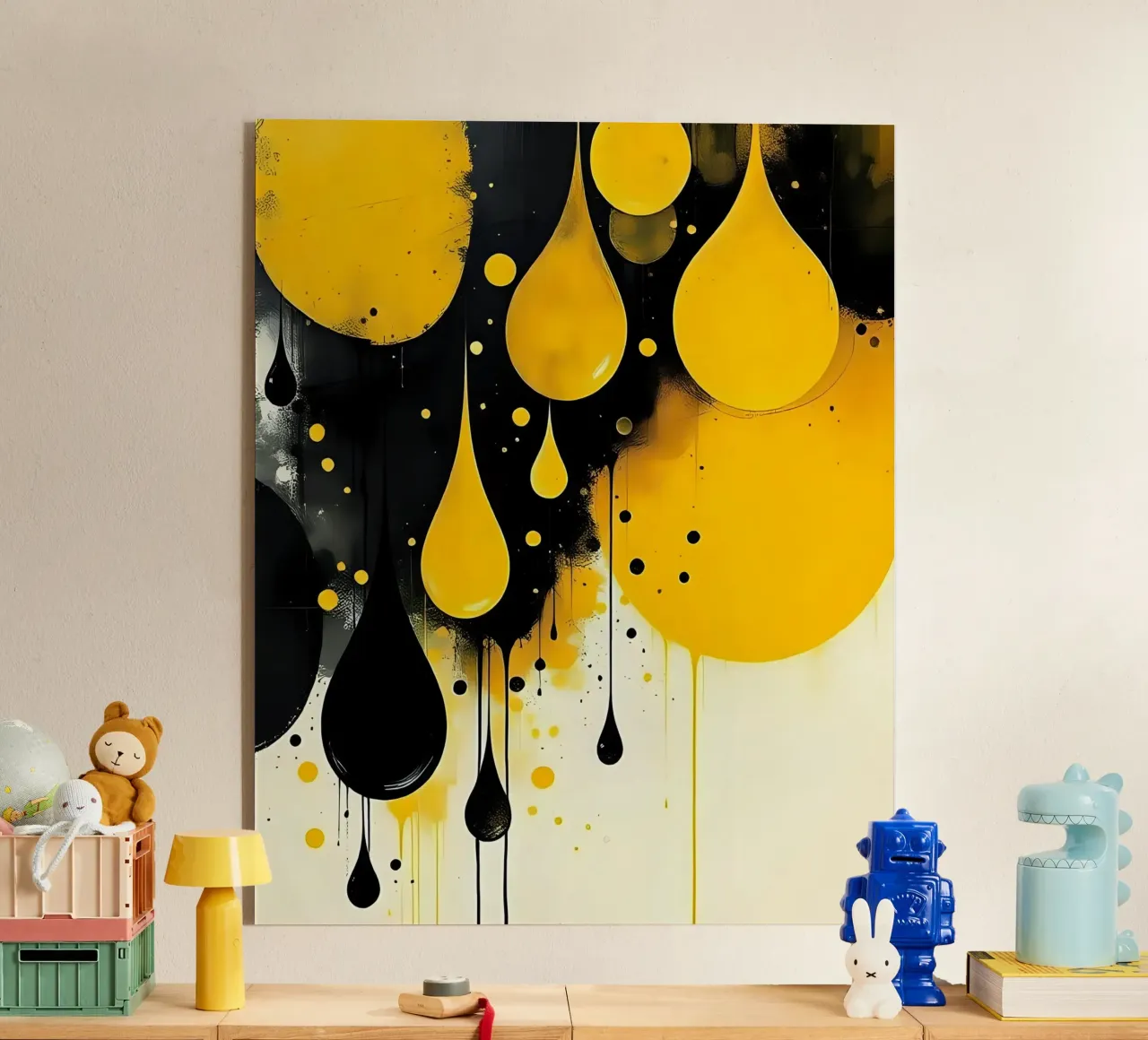 Goccia_4 plexiglass da schwarz-gelb by LK