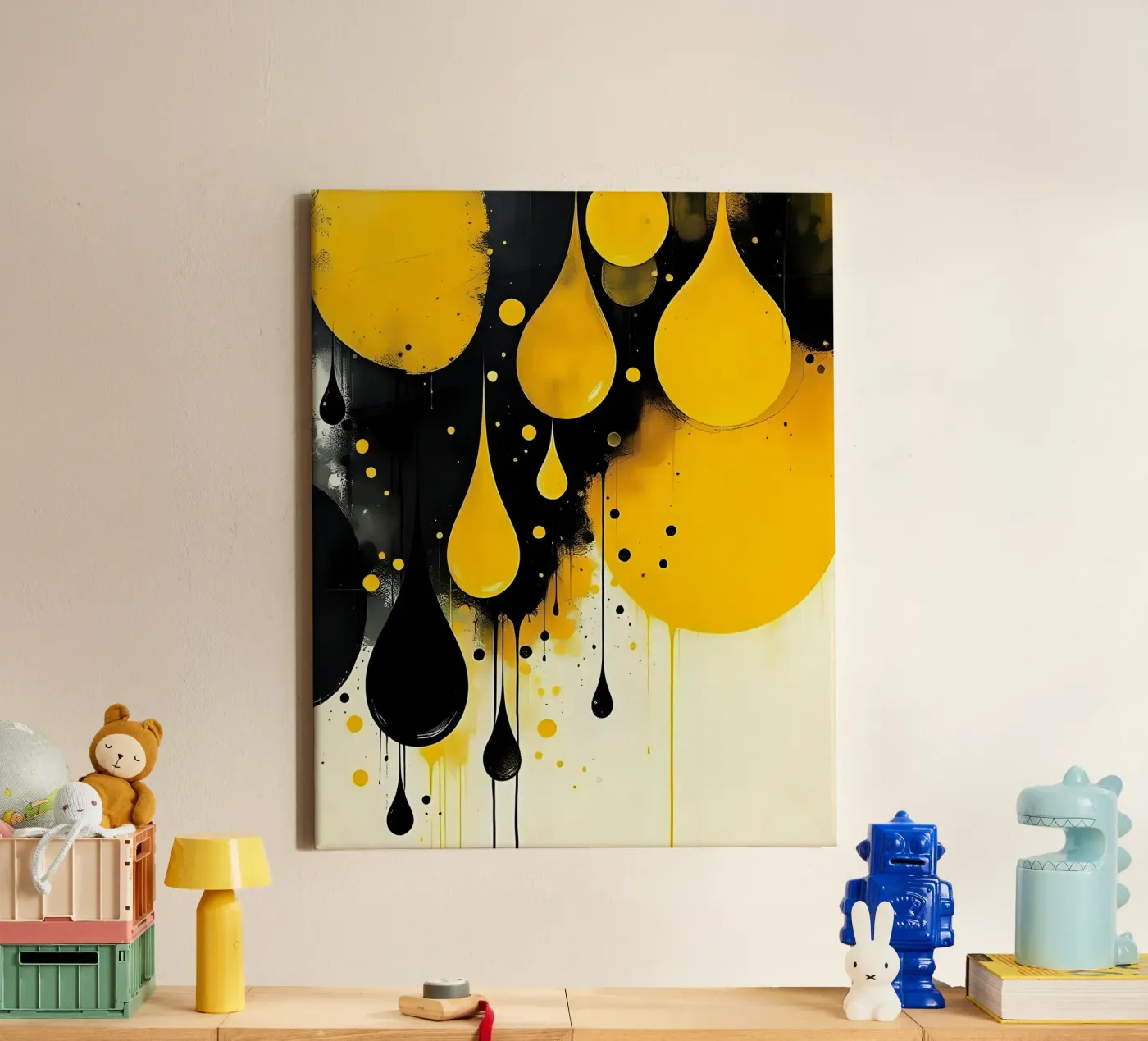 Drop_4 canvas by schwarz-gelb by LK