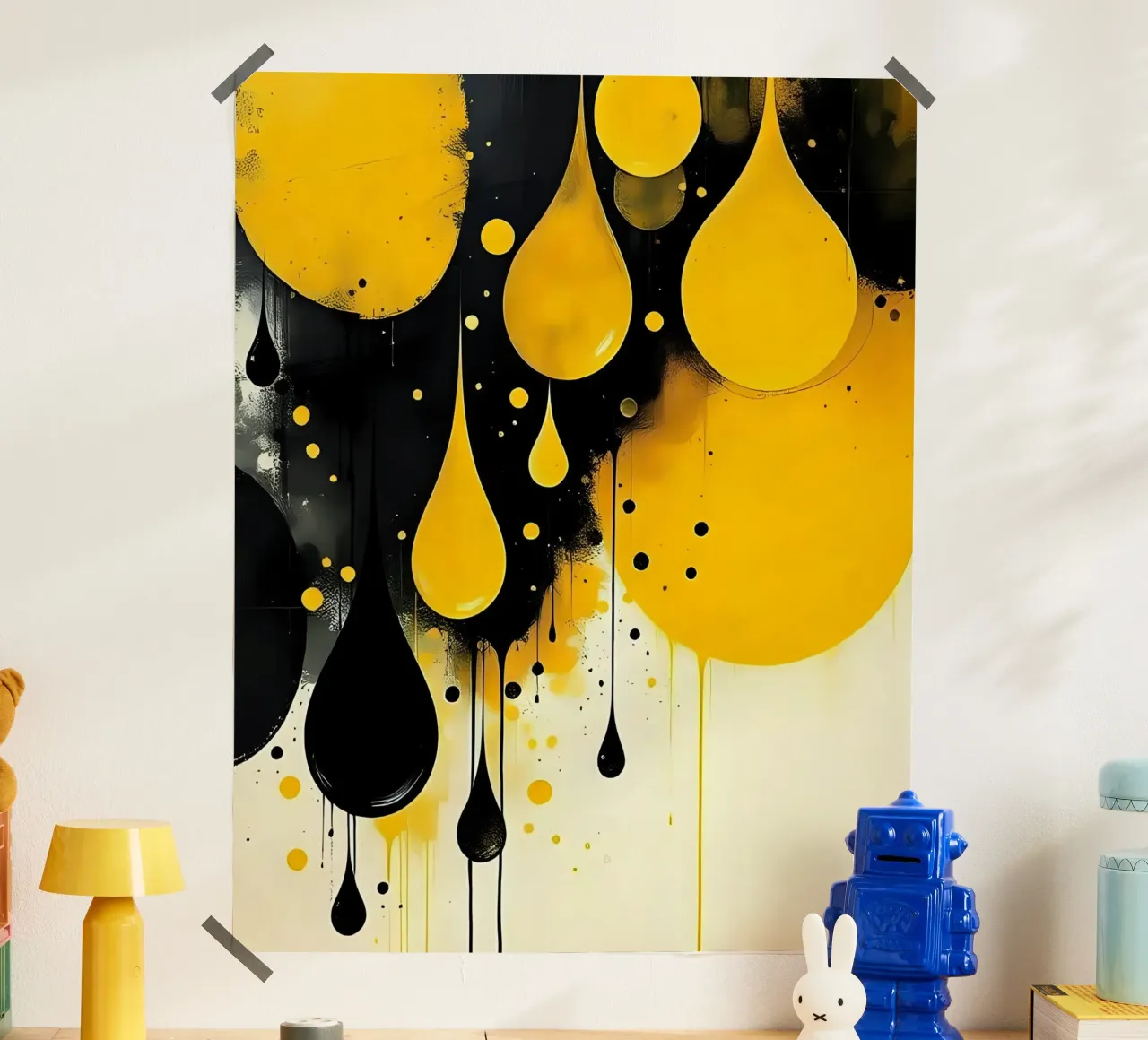 Goccia_4 poster da schwarz-gelb by LK