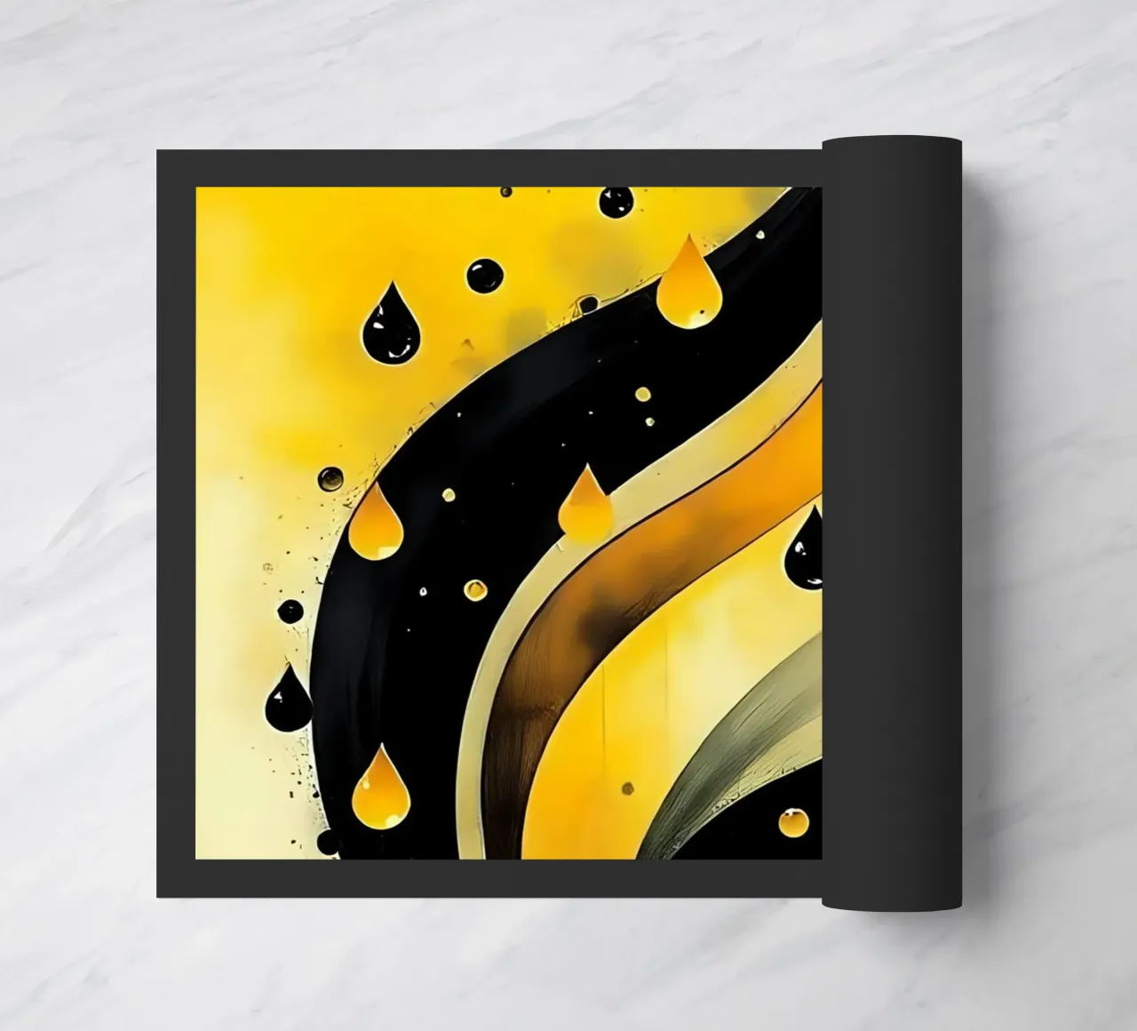 Drops_5 doormat by schwarz-gelb by LK