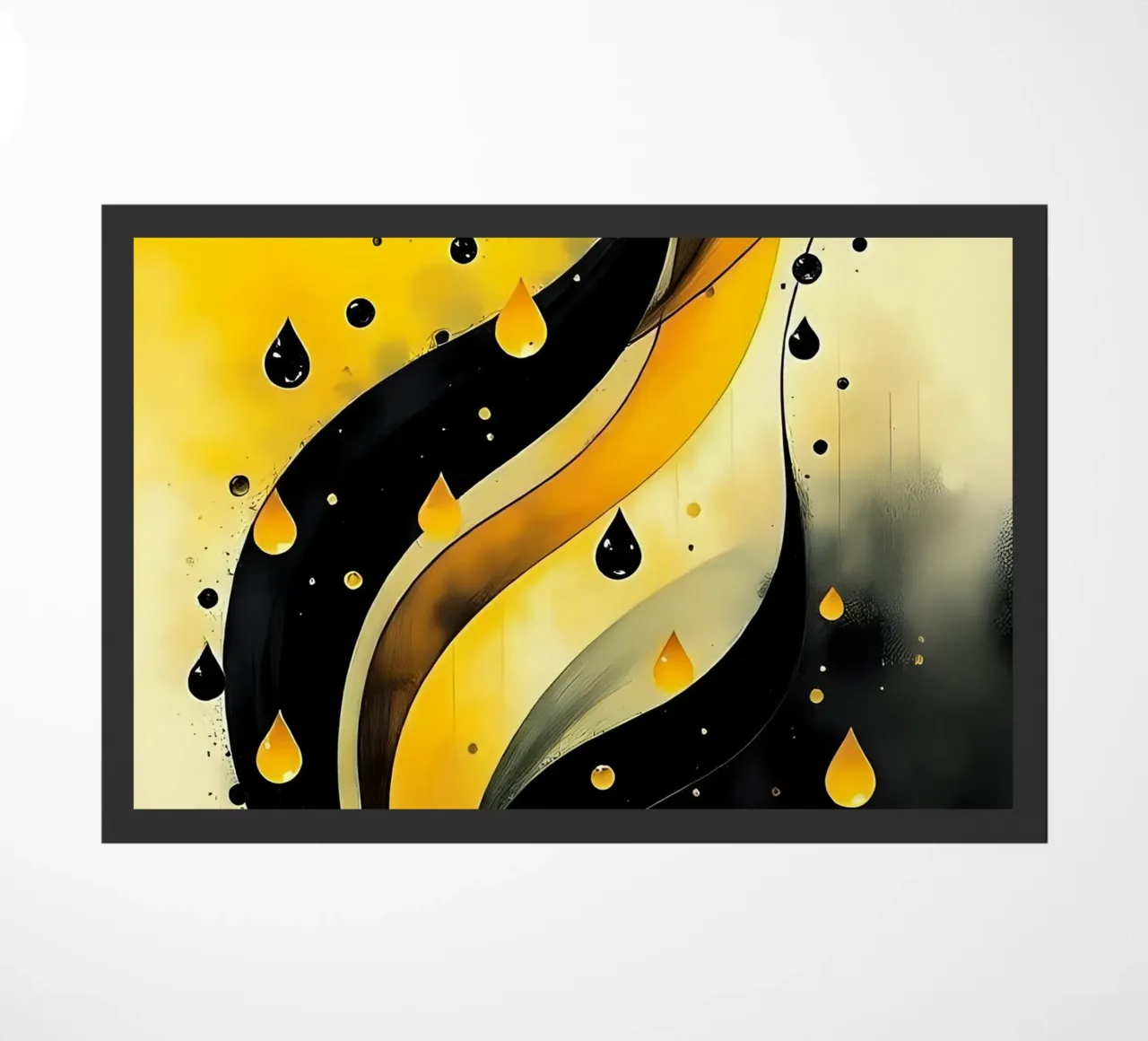 Drops_5 doormat by schwarz-gelb by LK