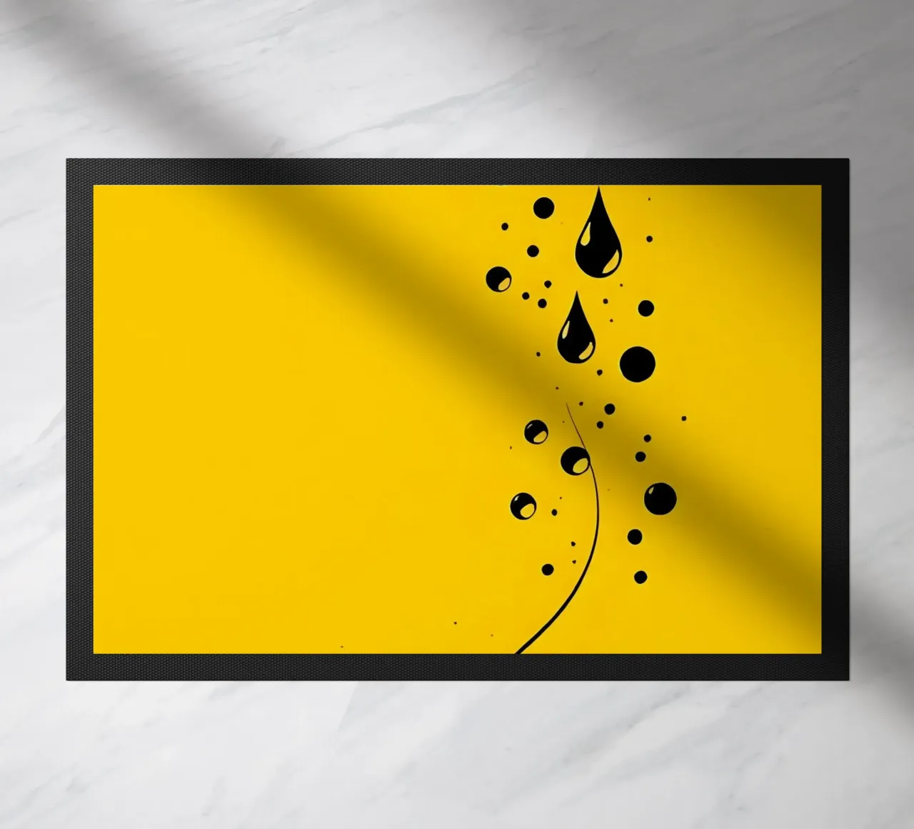 Drop_6 doormat by schwarz-gelb by LK