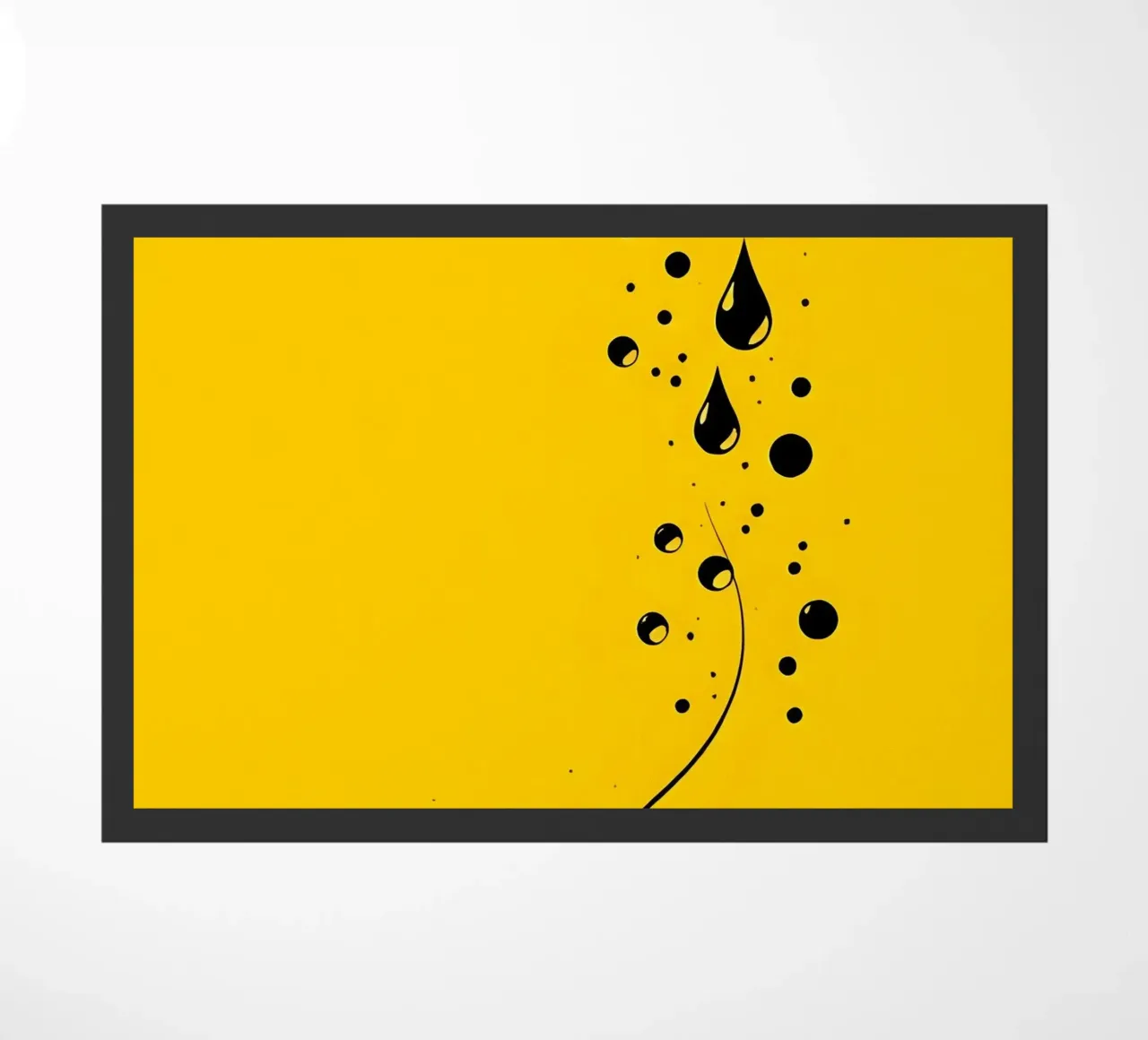 Drop_6 doormat by schwarz-gelb by LK