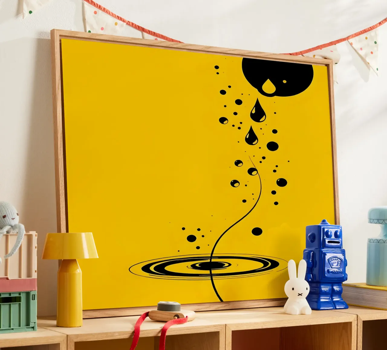 Drop_6 acrylic glass by schwarz-gelb by LK