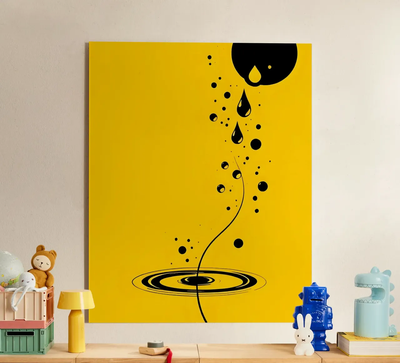 Drop_6 plexiglass da schwarz-gelb by LK