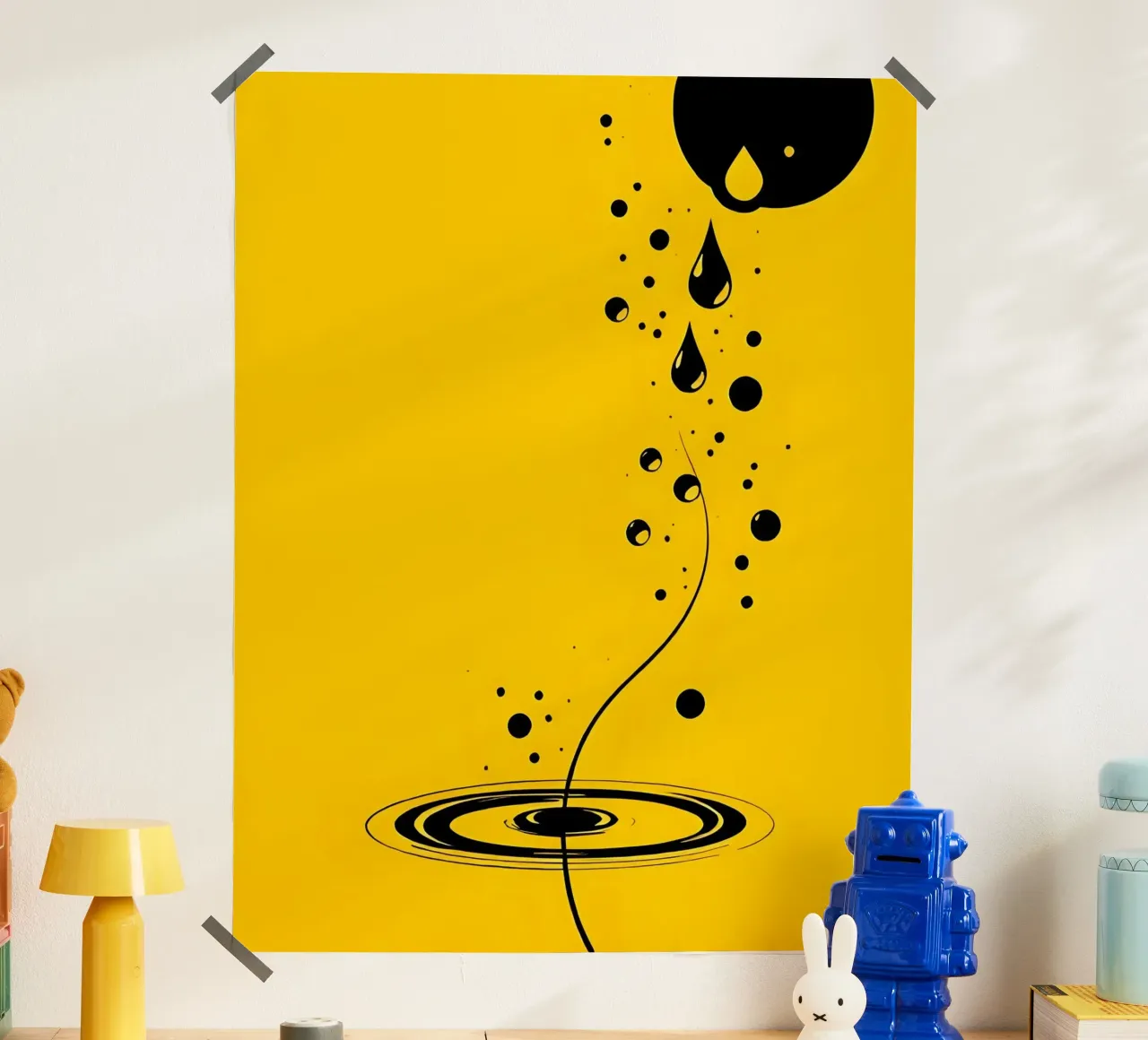 Goccia_6 poster da schwarz-gelb by LK