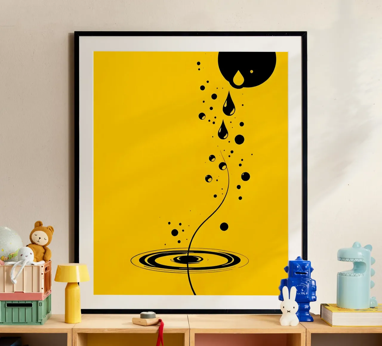 Goccia_6 poster da schwarz-gelb by LK