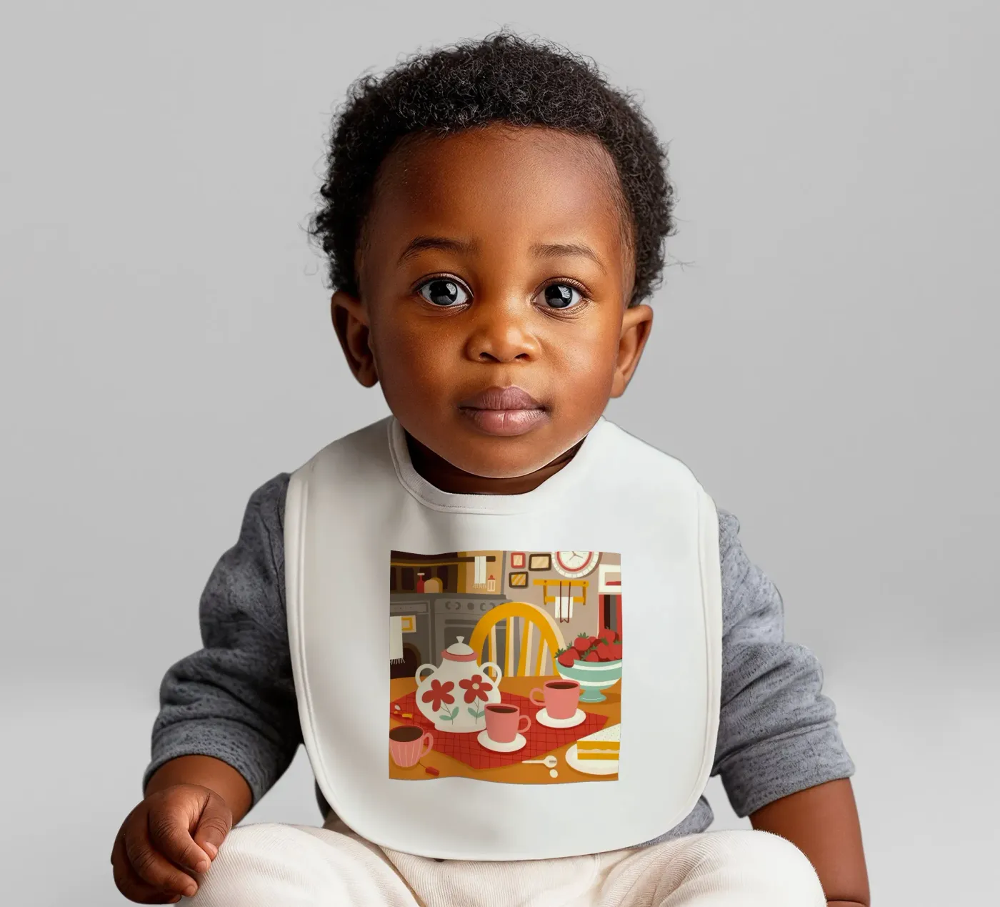 Tea Time Haven Babylätzchen von Lumina Vision