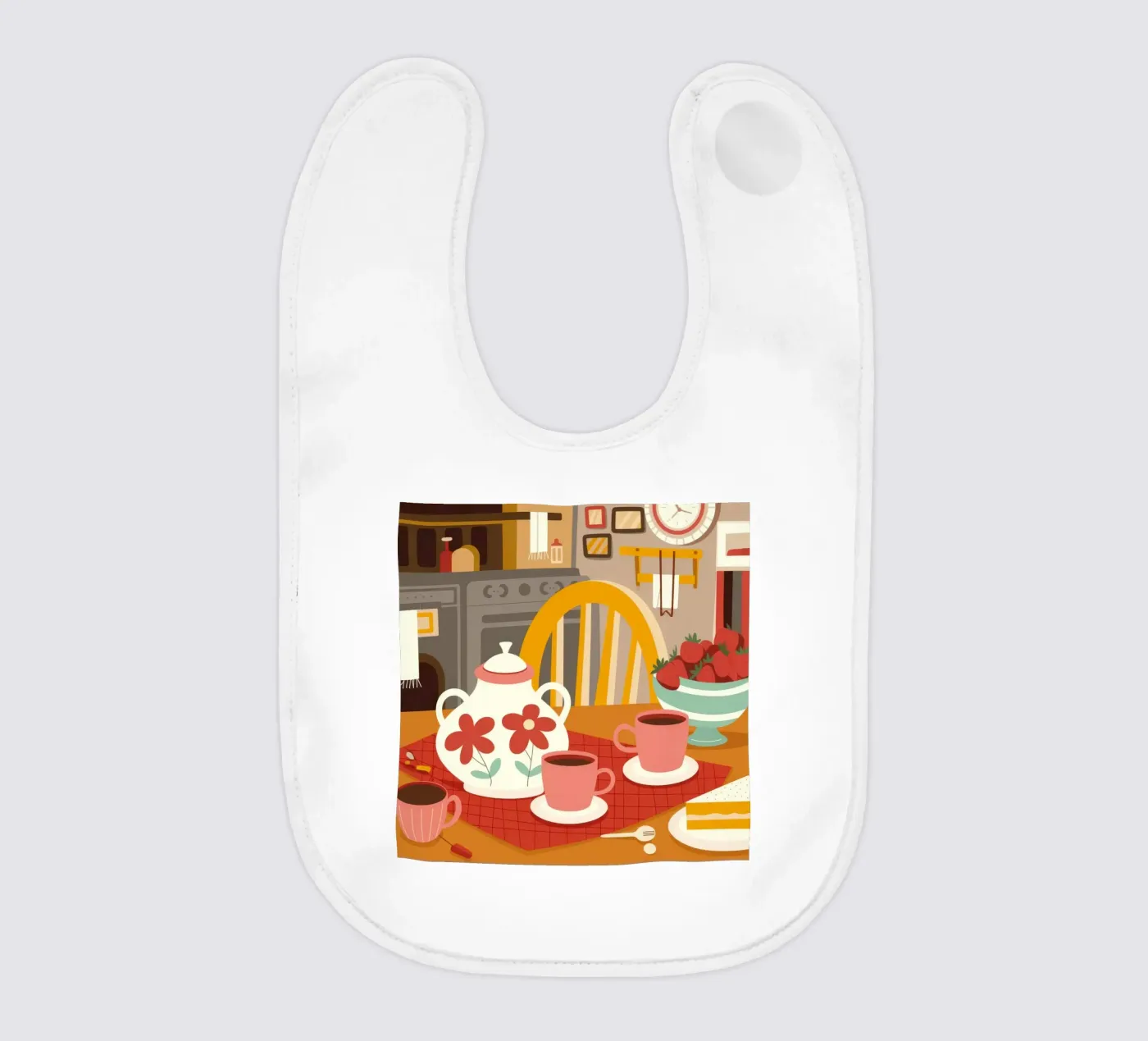 Tea Time Haven Babylätzchen von Lumina Vision