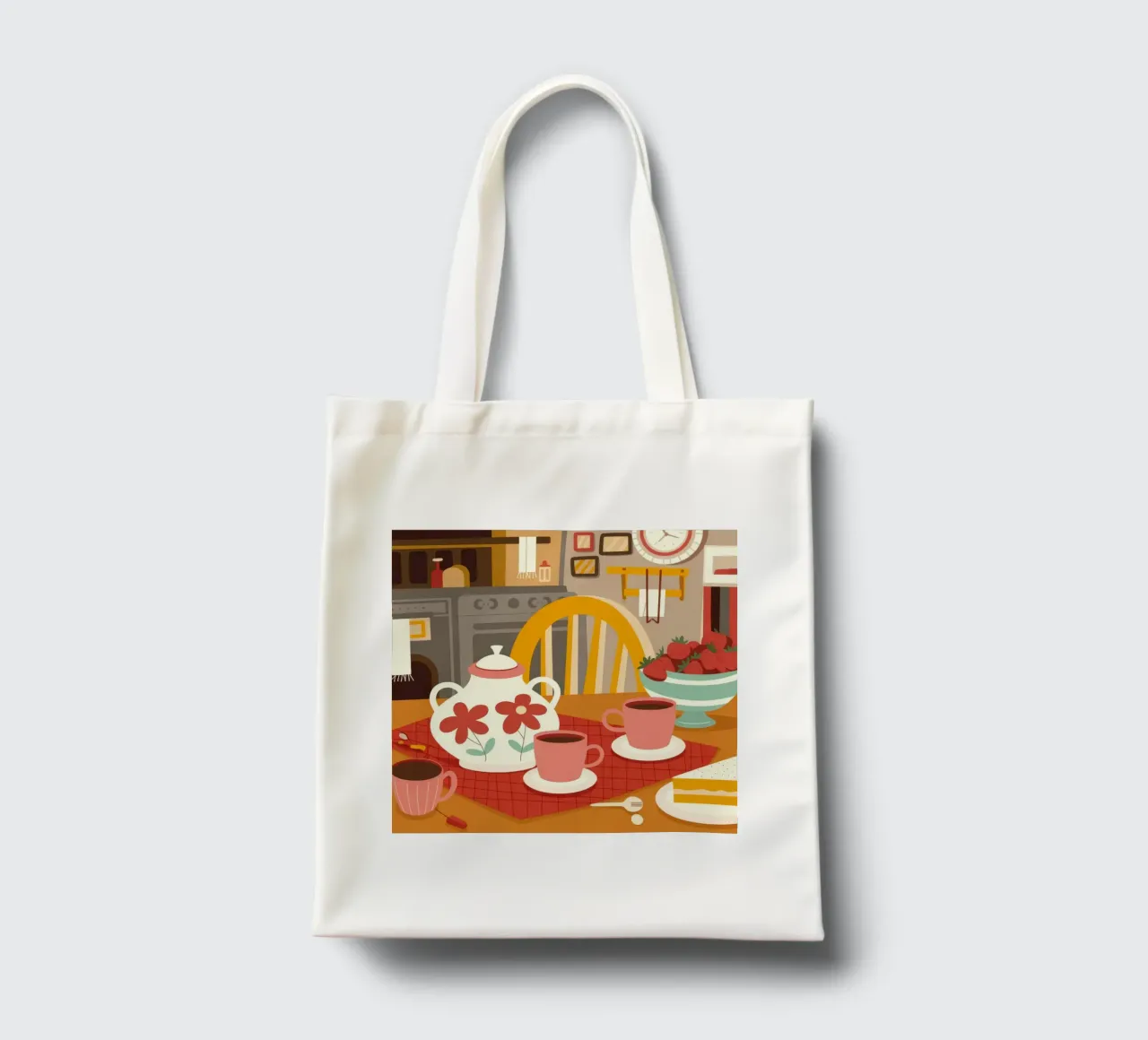 Tea Time Haven tote bag by Lumina Vision