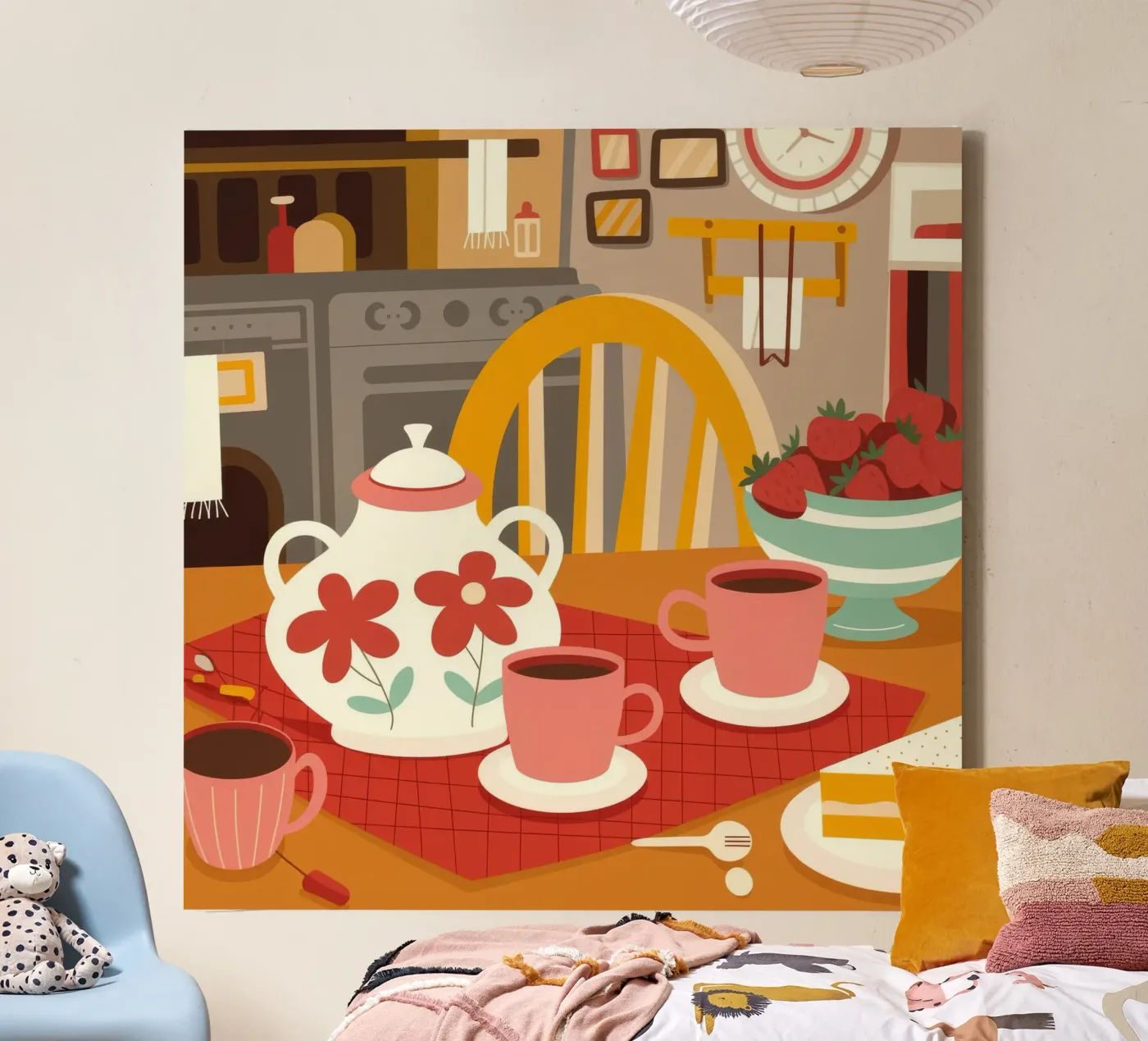 Tea Time Haven tela da Lumina Vision