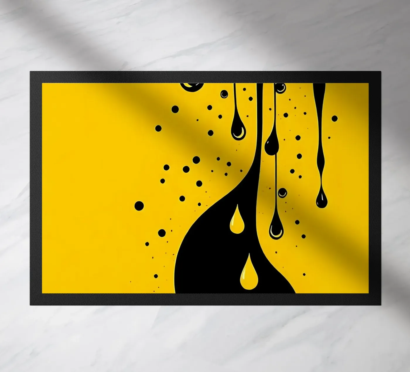 Drop_7 paillasson de schwarz-gelb by LK