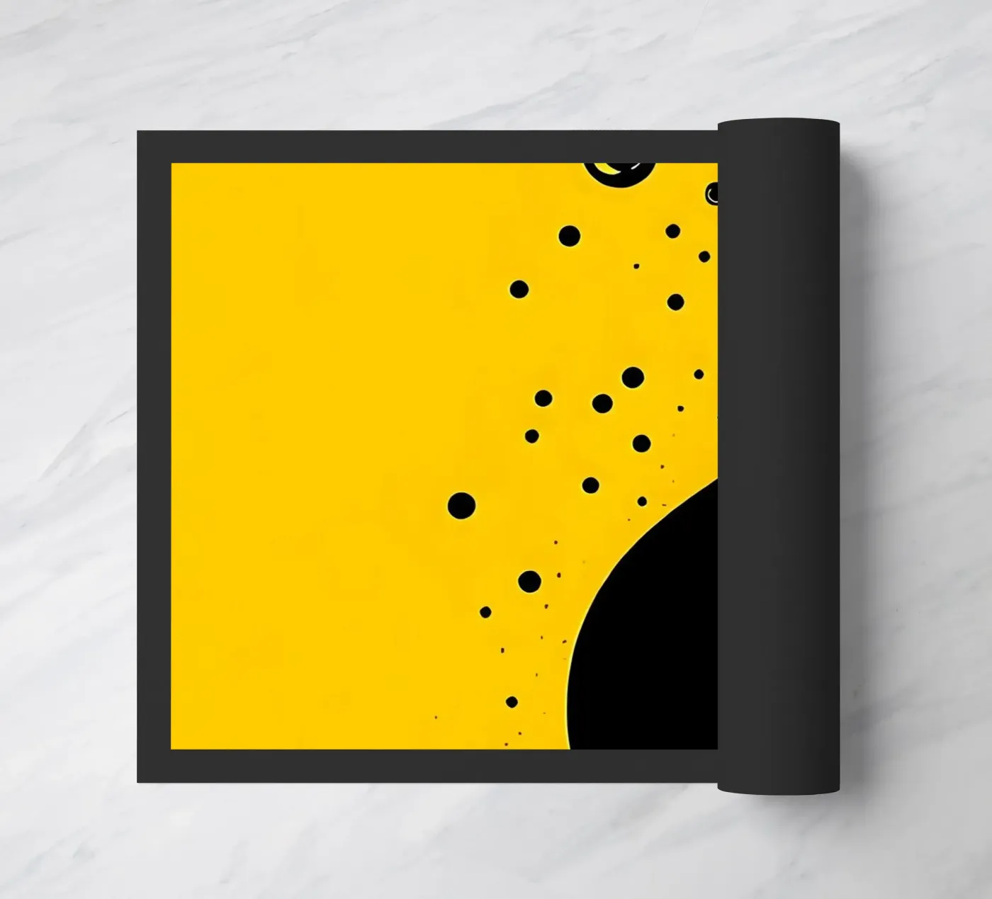 Drop_7 paillasson de schwarz-gelb by LK