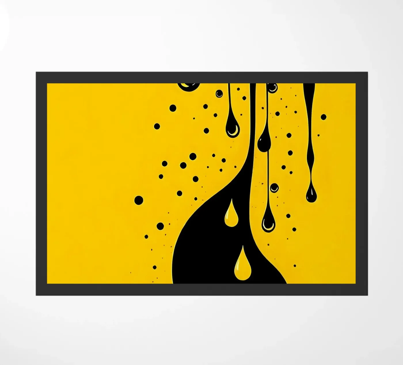 Drop_7 paillasson de schwarz-gelb by LK