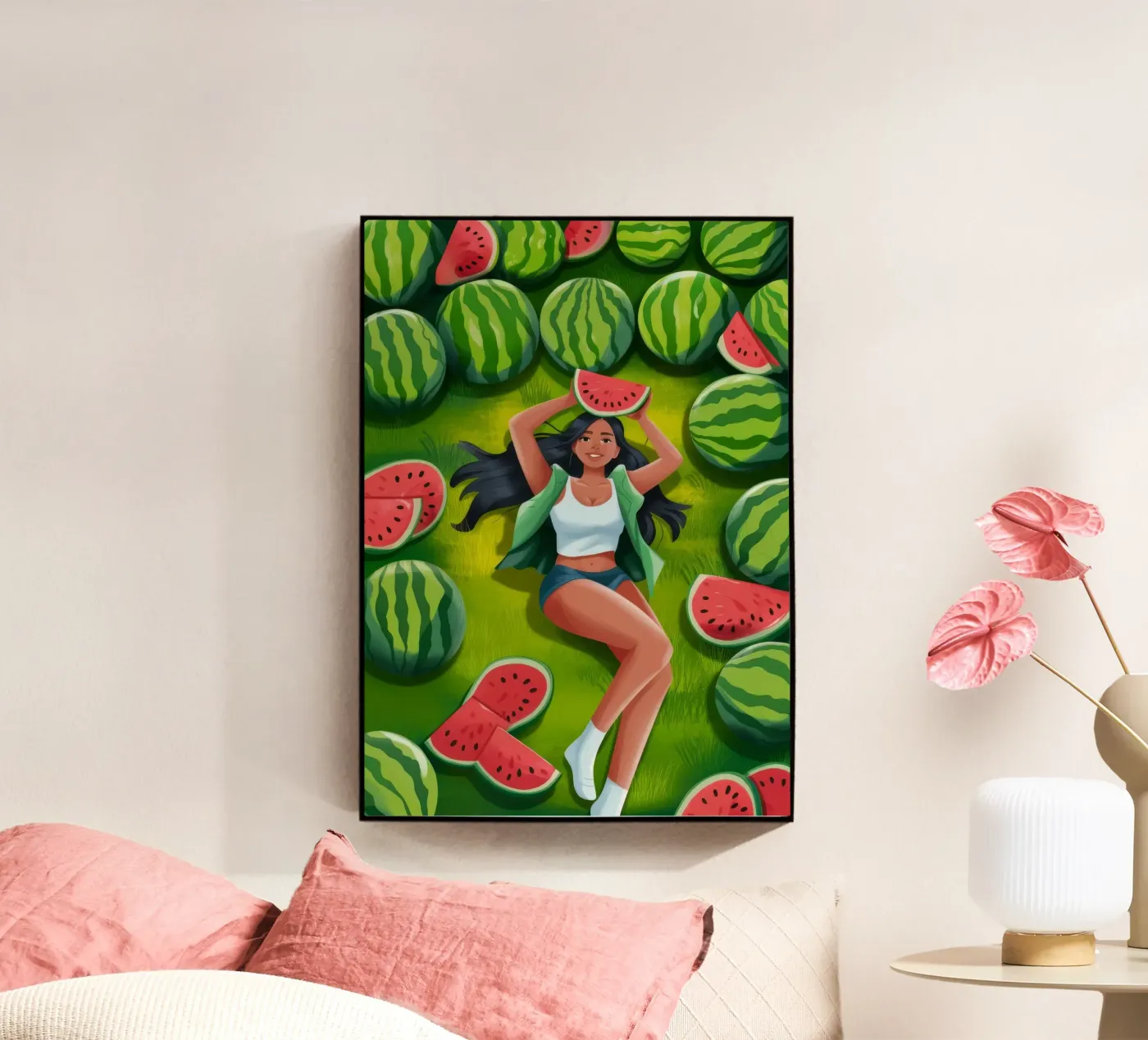 Escapade à la pastèque plexiglas de Lumina Vision