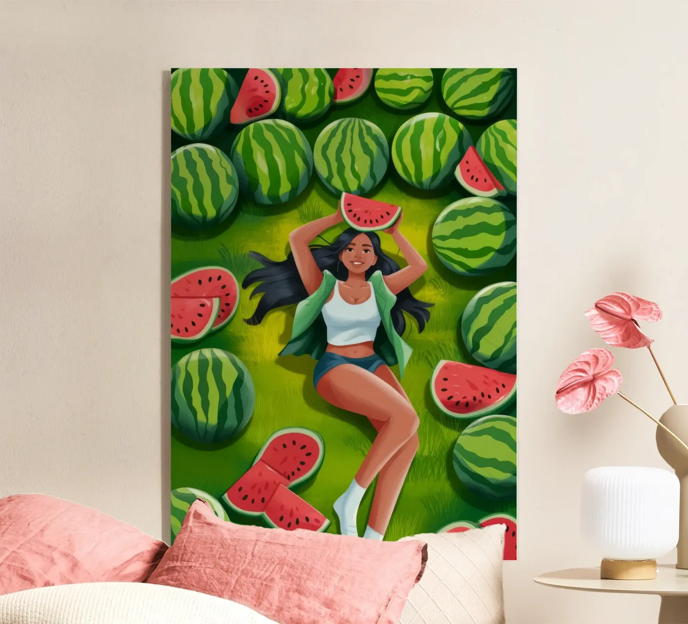 Escapade à la pastèque plexiglas de Lumina Vision