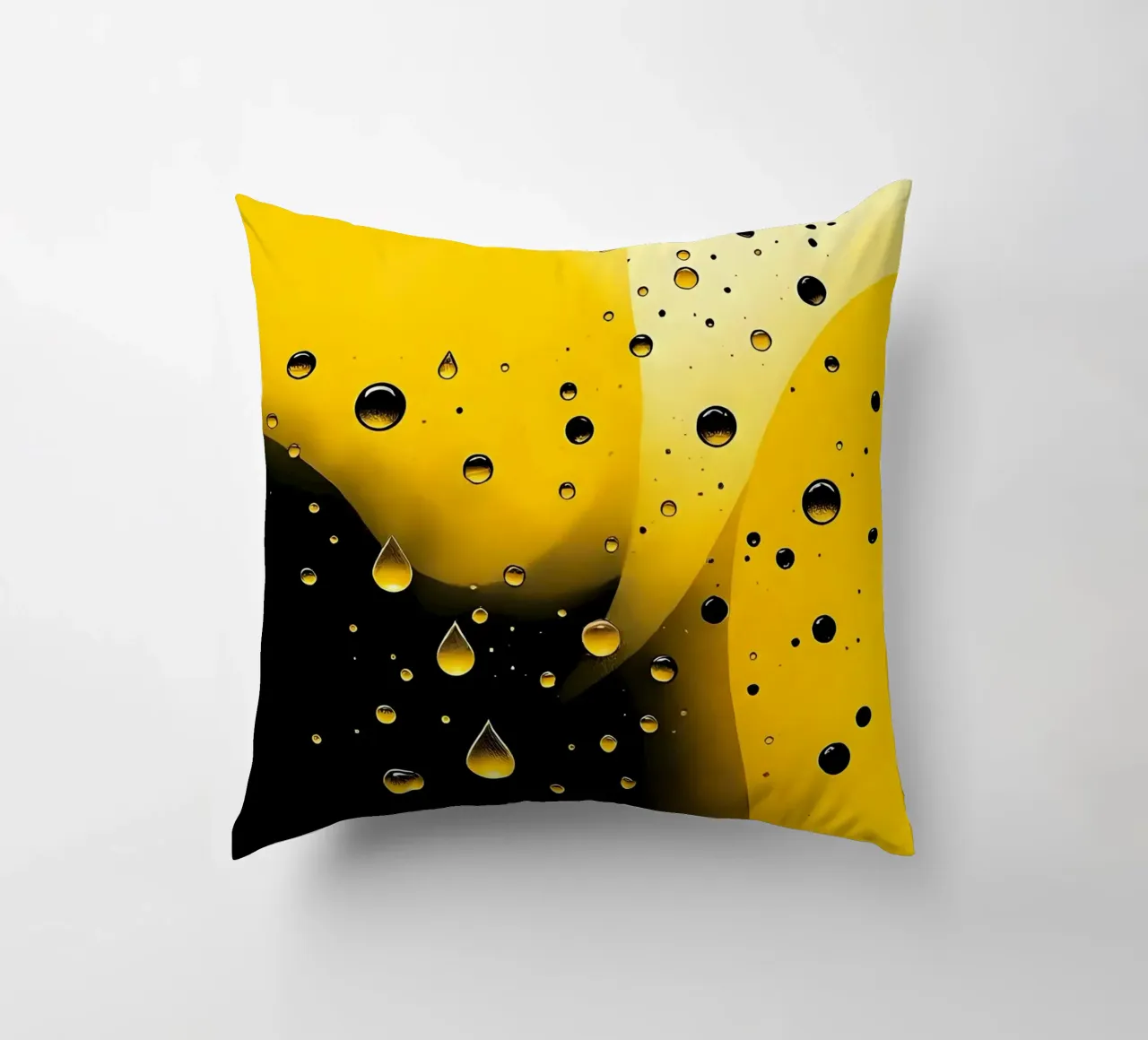 Gocce_8 cuscino da schwarz-gelb by LK