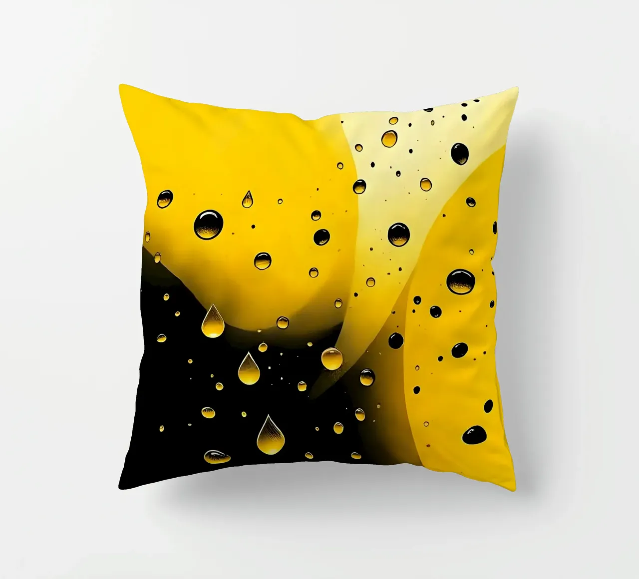 Gocce_8 cuscino da schwarz-gelb by LK
