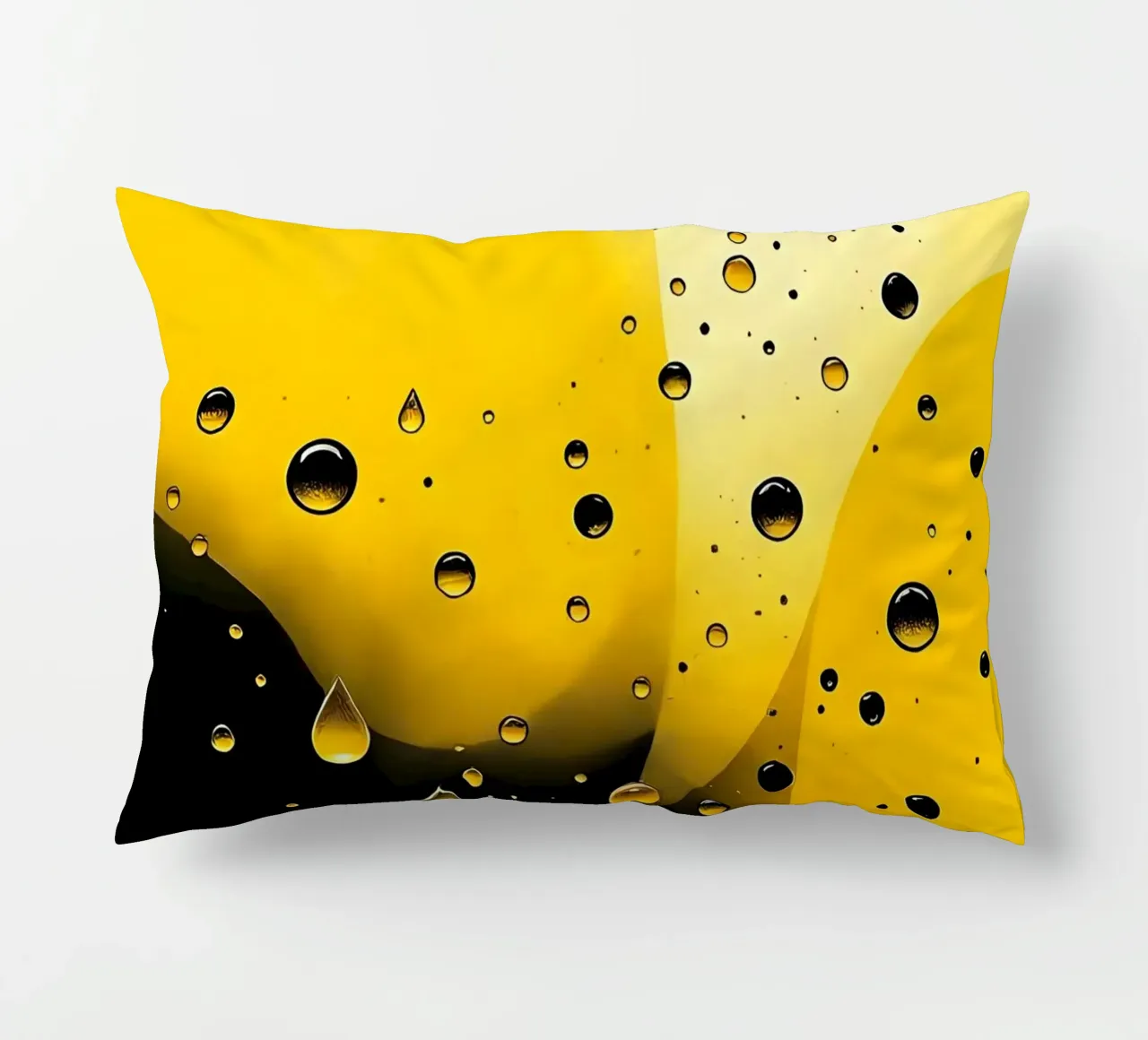 Gocce_8 cuscino da schwarz-gelb by LK