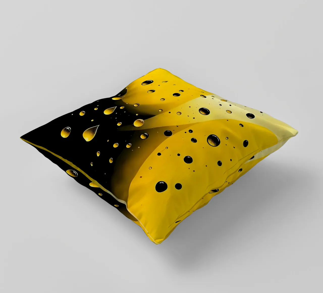 Gocce_8 cuscino da schwarz-gelb by LK