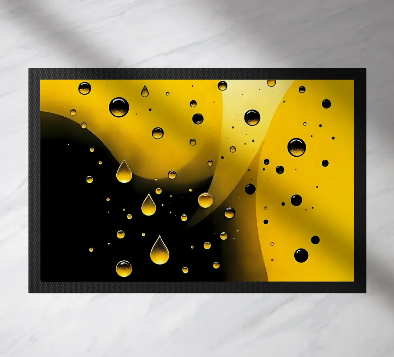 Drops_8 doormat by schwarz-gelb by LK