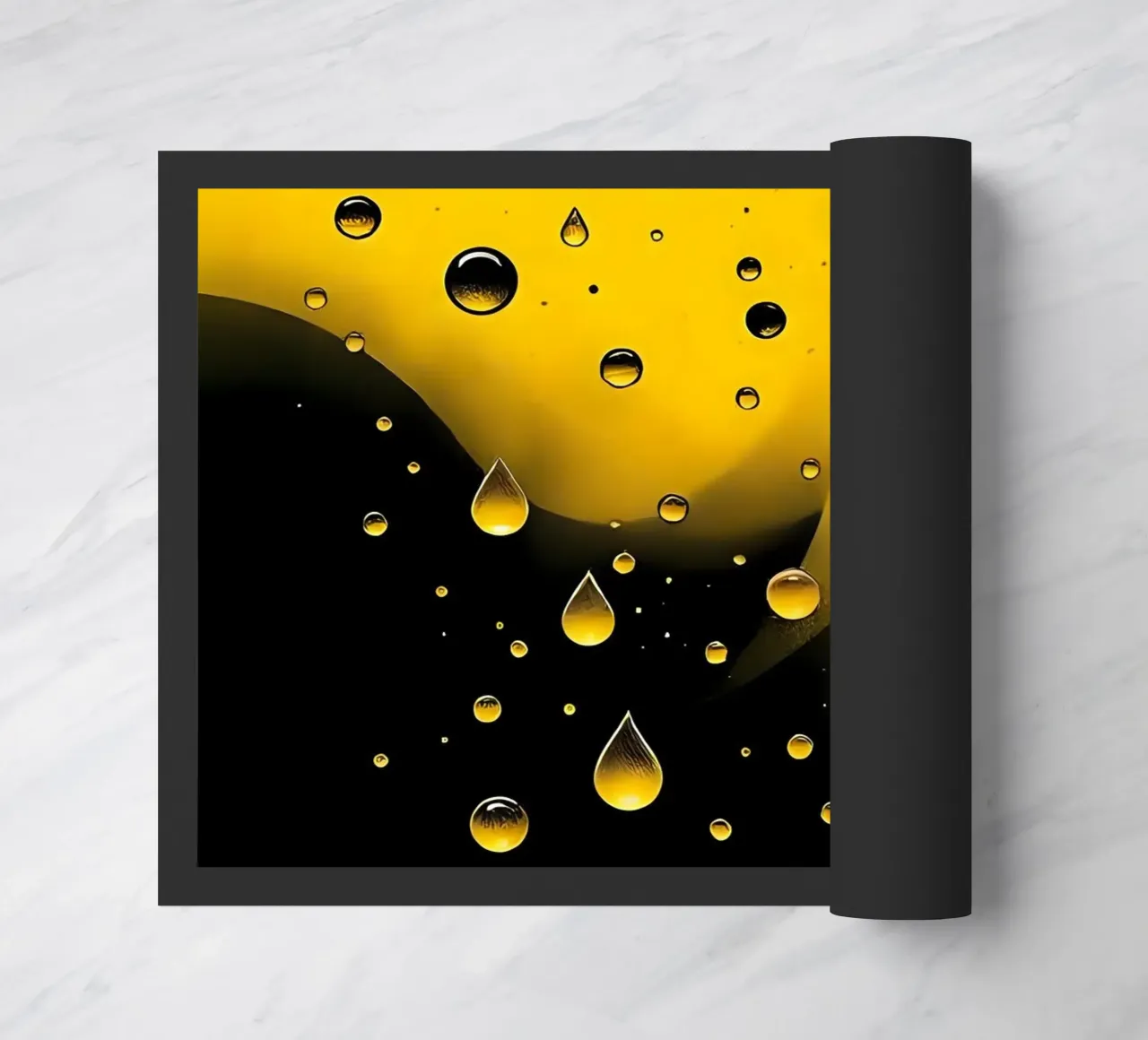 Drops_8 doormat by schwarz-gelb by LK