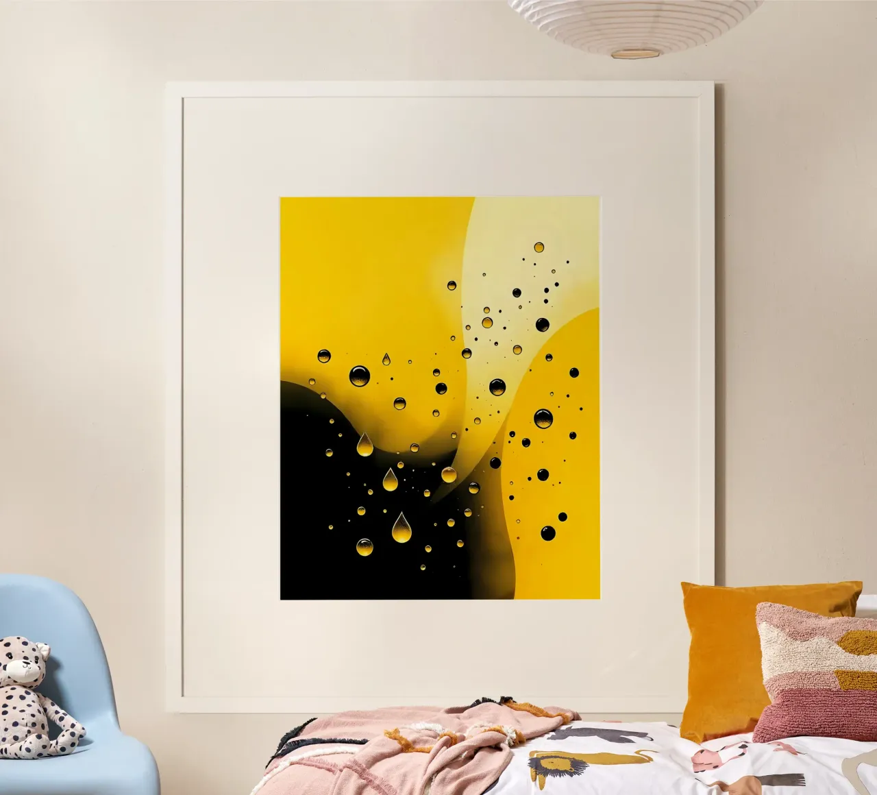 Gocce_8 poster da schwarz-gelb by LK