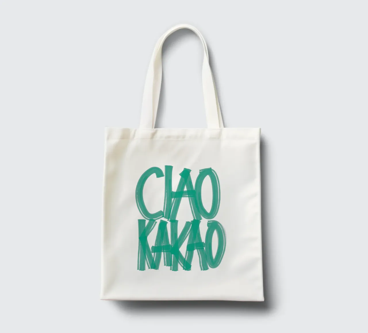 Ciao Kakao – Say It Bold borsa in juta da QuooodZ by MooodzArt