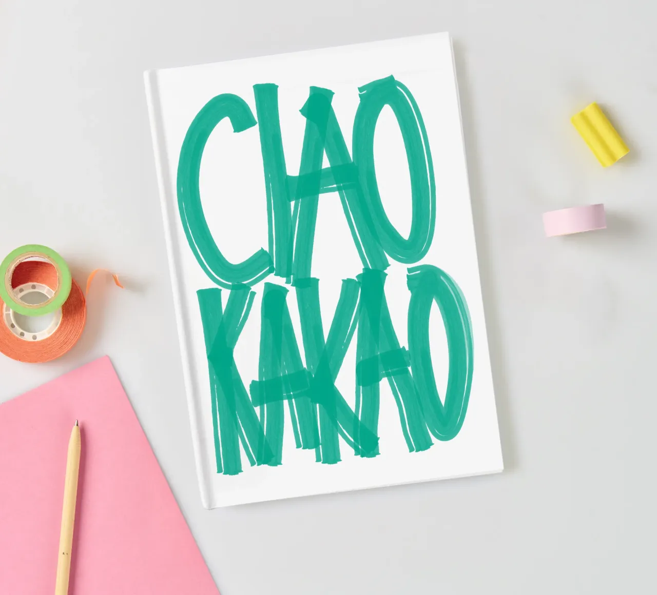 Hello Kakao - Say It Bold notebook by QuooodZ by MooodzArt