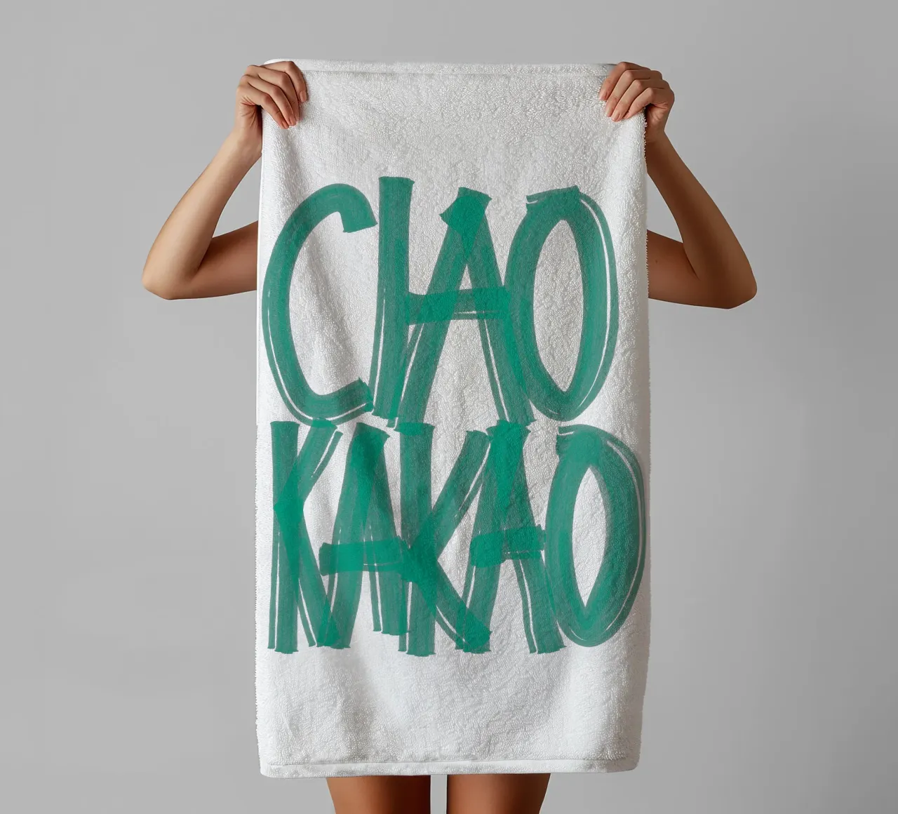 Ciao Kakao – Say It Bold asciugamano da bagno da QuooodZ by MooodzArt