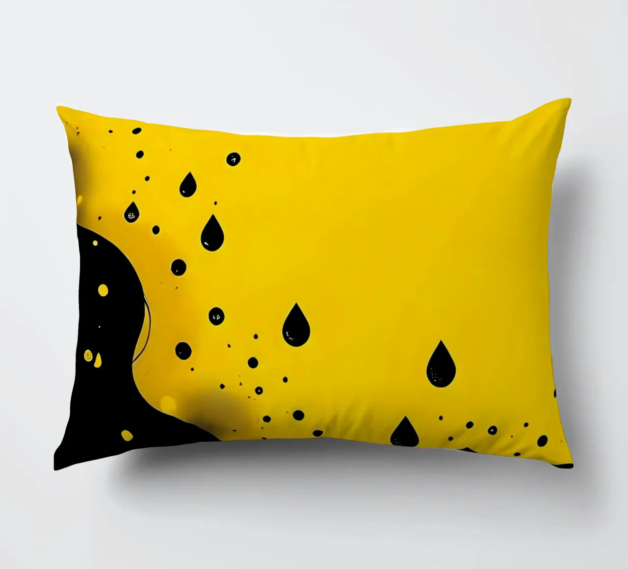 Gocce_9 cuscino da schwarz-gelb by LK