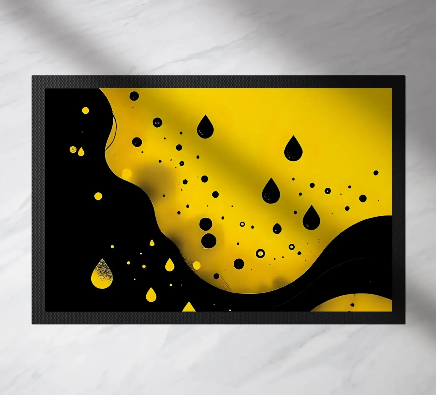 Drops_9 deurmat van schwarz-gelb by LK