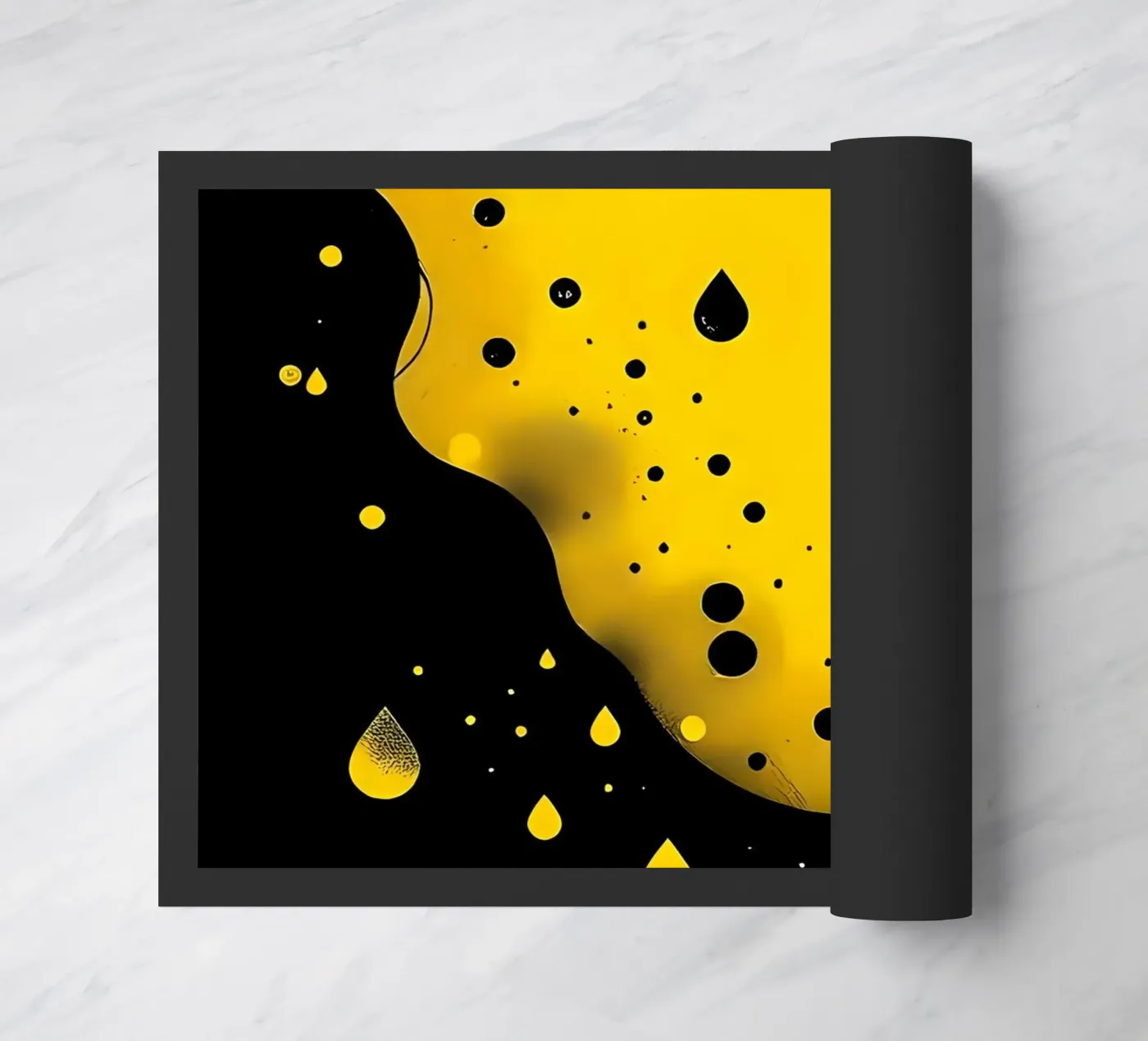 Drops_9 deurmat van schwarz-gelb by LK