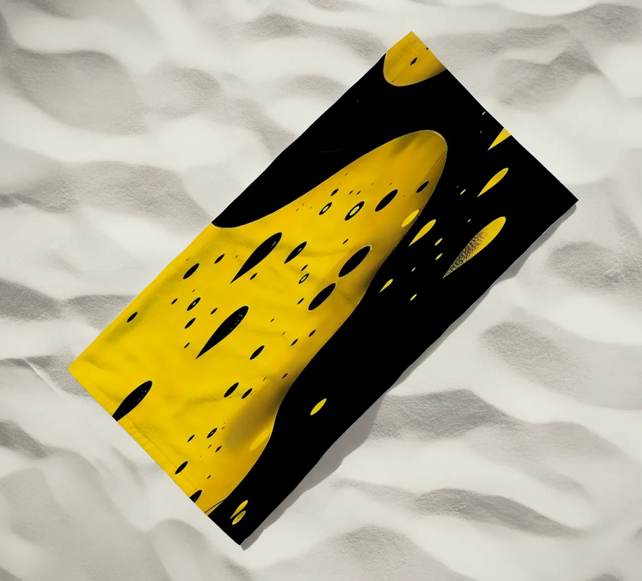 Gocce_9 telo mare da schwarz-gelb by LK