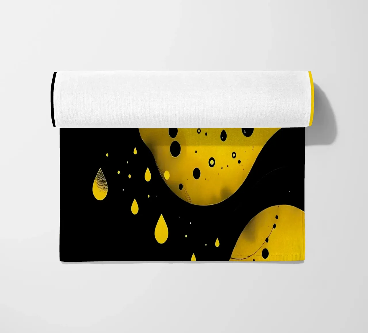 Gocce_9 telo mare da schwarz-gelb by LK