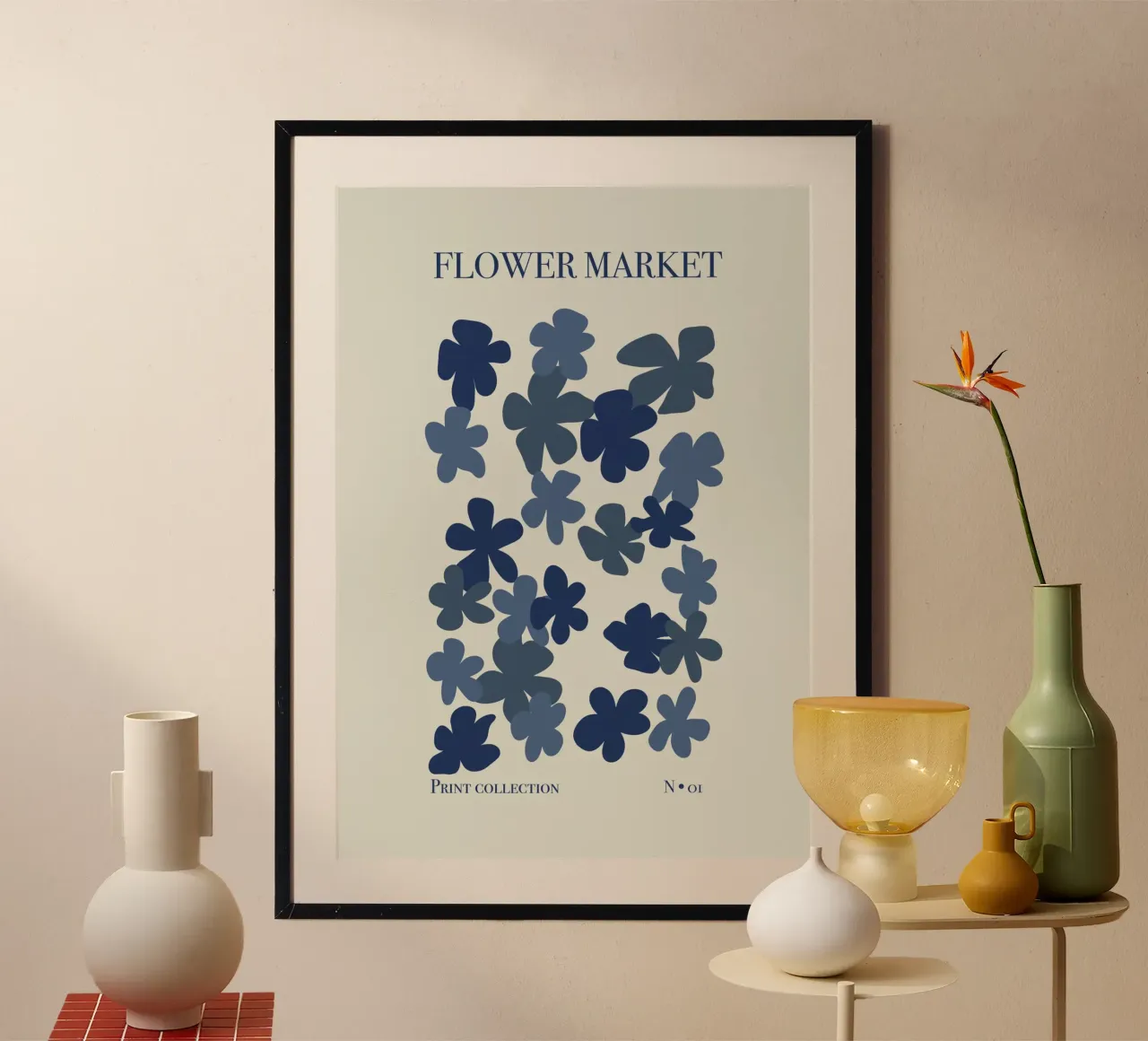 Mercato dei fiori 1 carta hahnemühle da Sixmai