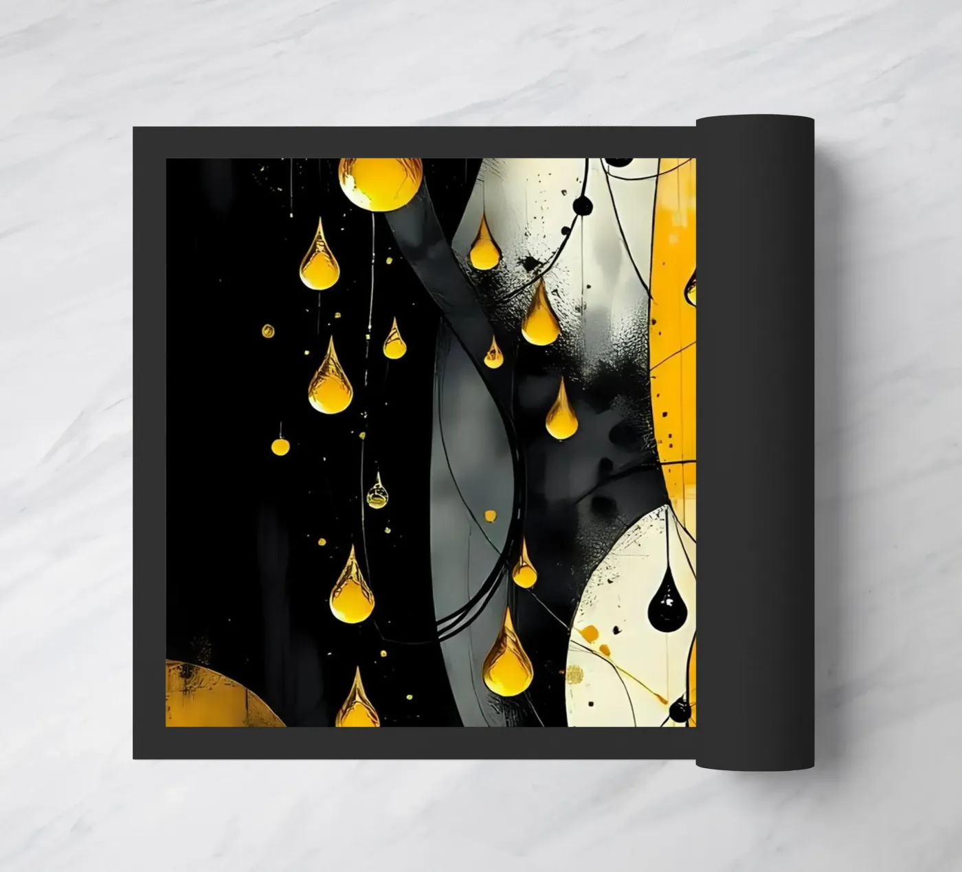 Drops_10 zerbino da schwarz-gelb by LK
