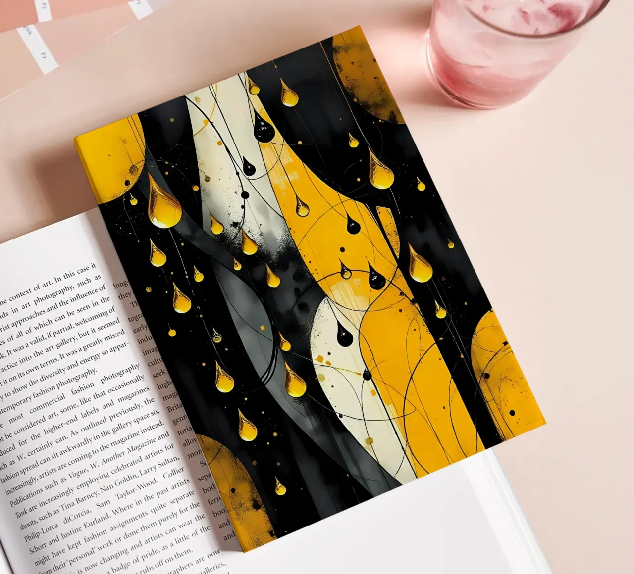 Drops_10 notebook by schwarz-gelb by LK