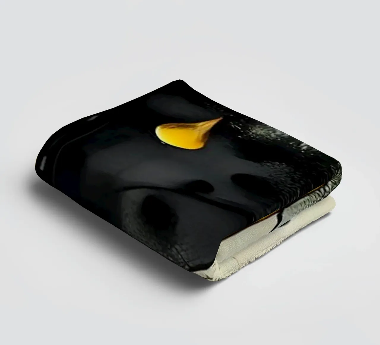 Gocce_10 asciugamano da bagno da schwarz-gelb by LK