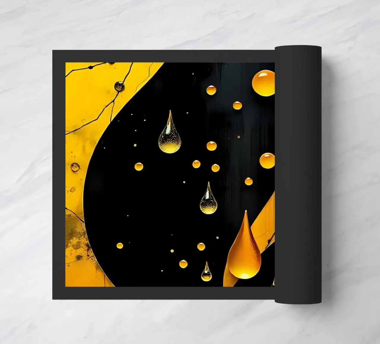 Drops_11 doormat by schwarz-gelb by LK